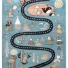 RugsX Teppich FUN Route für Kinder, Straße, - 140 x 190 cm