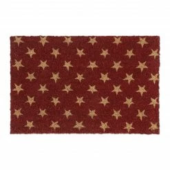 Relaxdays Kokos Fußmatte mit Sternen