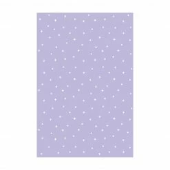 Bilderwelten Gezeichnete Weiße Kreuze auf Flieder - 60 x 90 cm - Durchmesser: 90 cm