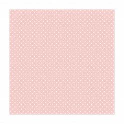 Bilderwelten No.YK57 weiße Punkte auf Rosa - 200 x 200 cm - Durchmesser: 200 cm