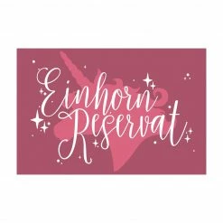 Bilderwelten Einhornreservat - 180 x 120 cm - Durchmesser: 120 cm