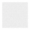 Bilderwelten Punkte Grau auf Weiß - 80 x 80 cm - Durchmesser: 80 cm