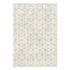 Top Square Hochflorteppich Opus - Creme - 160 x 230 cm