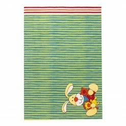 Sigikid Kinderteppich Semmel Bunny - Grün - 80 x 150 cm