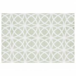 Zala Living Fußmatte Magic Ornament - Kunstfaser - Lindgrün / Weiß
