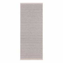 Northrugs In-/Outdoorteppich Caribbean - Kunstfaser - Creme / Grau - 70 x 200 cm