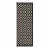 Freundin Home Collection Kurzflorteppich Stockholm - Mischgewebe - Beige / Schwarz - 80 x 200 cm