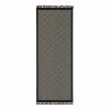 Freundin Home Collection Kurzflorteppich Oslo - Mischgewebe - Beige / Schwarz - 80 x 200 cm
