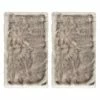 Mint Rugs Bettumrandung Dipdye (2er-Set) - Kunstfaser - Beige / Grau