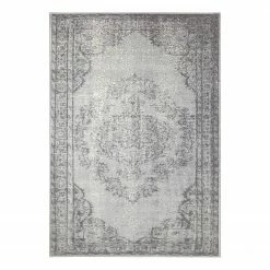 Hanse Home Kurzflorteppich Cordelia - Kunstfaser - Hellgrau - 160 x 230 cm