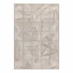 Arte Espina Kurzflorteppich Jump I - Kunstfaser - Elfenbein / Beige - 120 x 170 cm
