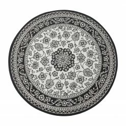 Top Square In-/Outdoorteppich Essinza II - Kunstfaser - Schwarz