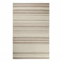 Esprit Home Wollteppich Hudson Kelim - Warmes Beige