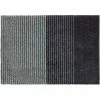 Schöner Wohnen Kollektion Fußmatte Stripes - Mischgewebe - Grau / Dunkelgrau