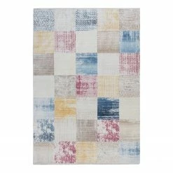 Arte Espina Kurzflorteppich Antigua III - Kunstfaser - Mehrfarbig - 80 x 150 cm