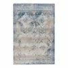 Arte Espina Kurzflorteppich Antigua II - Kunstfaser - Creme / Blau - 120 x 170 cm