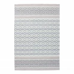 Kayoom Kurzflorteppich Mirage 210 - Webstoff - Grau - 120 x 170 cm