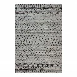 Kayoom Kurzflorteppich Phoenix 113 - Webstoff - Natur / Grau - 200 x 290 cm