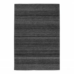 Kayoom Kurzflorteppich Phoenix 210 - Webstoff - Anthrazit - 160 x 230 cm