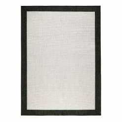 Northrugs In-/Outdoorteppich Panama - Kunstfaser - Schwarz - 80 x 150 cm