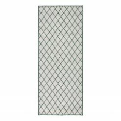 Northrugs In-/Outdoorläufer Malaga - Kunstfaser - Dunkelgrün - 80 x 350 cm
