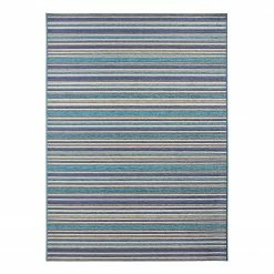 Northrugs In-/Outdoorteppich Bamboo - Kunstfaser - Himmelblau - 120 x 170 cm