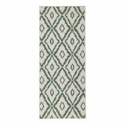Northrugs In-/Outdoorläufer Rio - Kunstfaser - Dunkelgrün - 80 x 250 cm