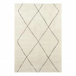 ELLE DECORATION Kurzflorteppich Massy - Elfenbein - 200 x 290 cm