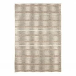 ELLE DECORATION In-/Outdoorteppich Laon - Kunstfaser - Beige - 80 x 150 cm