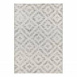 ELLE DECORATION In-/Outdoorteppich Creil - Kunstfaser - Elfenbein - 154 x 230 cm