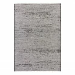 ELLE DECORATION In-/Outdoorteppich Laval - Kunstfaser - Grau - 192 x 290 cm