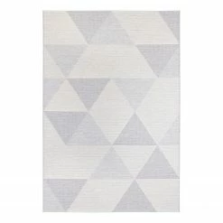 ELLE DECORATION In-/Outdoorteppich Sevres - Kunstfaser - Hellgrau - 200 x 290 cm