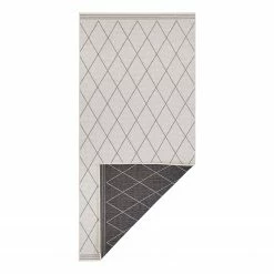 Freundin Home Collection In-/Outdoorläufer Daisy - Kunstfaser - Creme / Anthrazit