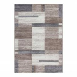 Kayoom Kurzflorteppich Falkland - Port Louis - Webstoff - Sand - 170 x 120 cm