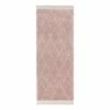 Mint Rugs Läufer Jade Fringe - Kunstfaser - Rosa
