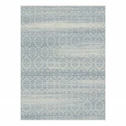 Luxor living Kurzflorteppich Famos - Viskose - Hellblau - 80 x 150 cm