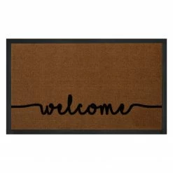 Hanse Home Fußmatte Cozy Welcome - Webstoff - Hellbraun