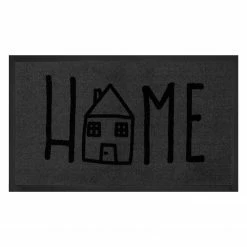 Hanse Home Fußmatte Easy Home - Webstoff - Grau