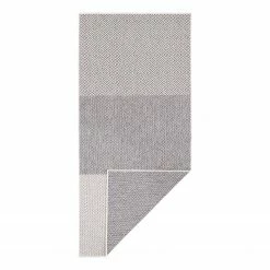 Northrugs In-/Outdoorläufer Maui - Webstoff - Grau - 80 x 250 cm