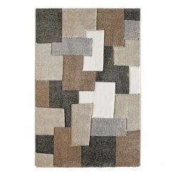 Obsession Kurzflorteppich My Acapulco III - Kunstfaser - Taupe / Grau - 160 x 230 cm