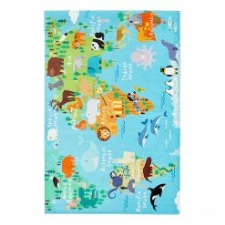 Obsession Kinderteppich My Torino Map - Chenille - Mehrfarbig - 160 x 230 cm