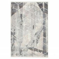 Obsession Kurzflorteppich My Laos II - Kunstfaser - Vintage Grau / Grau - 160 x 230 cm