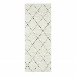 Northrugs Outdoorteppich Balos - Kunstfaser - Creme / Grün - 80 x 150 cm