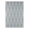 Northrugs Outdoorteppich Pella - Kunstfaser - Creme / Blau - 200 x 290 cm