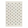 Happy Rugs Kinderteppich Confetti - Kunstfaser - Creme / Grau - 120 x 180 cm