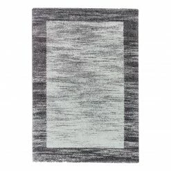 Astra Hochflorteppich Savona III - Webstoff - Dunkelgrau / Grau - 80 x 150 cm