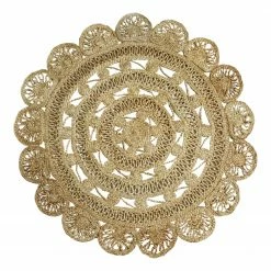 Top Square Juteteppich Balozi - Durchmesser: 90 cm