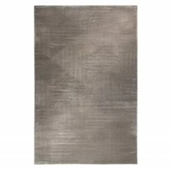 Esprit Home Kurzflorteppich Velvet Groove - Kunstfaser - Braun - 200 x 290 cm