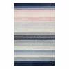 Esprit Home Kurzflorteppich Donell - Kunstfaser - Blaugrau / Rosa - 80 x 150 cm