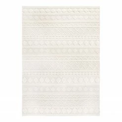 Luxor living Wollteppich Hägga - Wolle - Creme - 130 x 190 cm